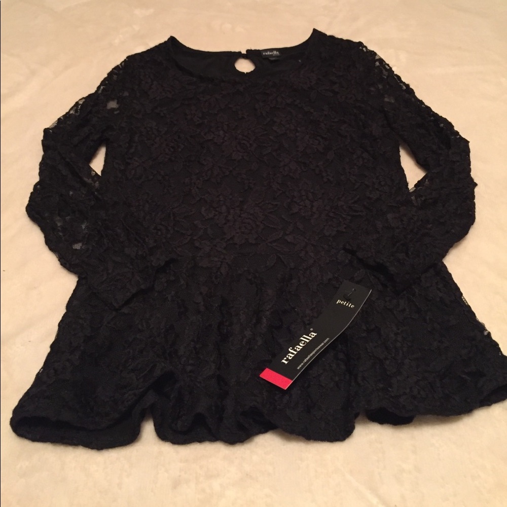 Lace Peplum Shirt